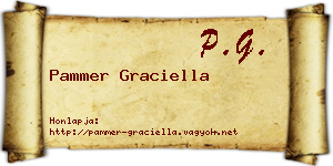 Pammer Graciella névjegykártya